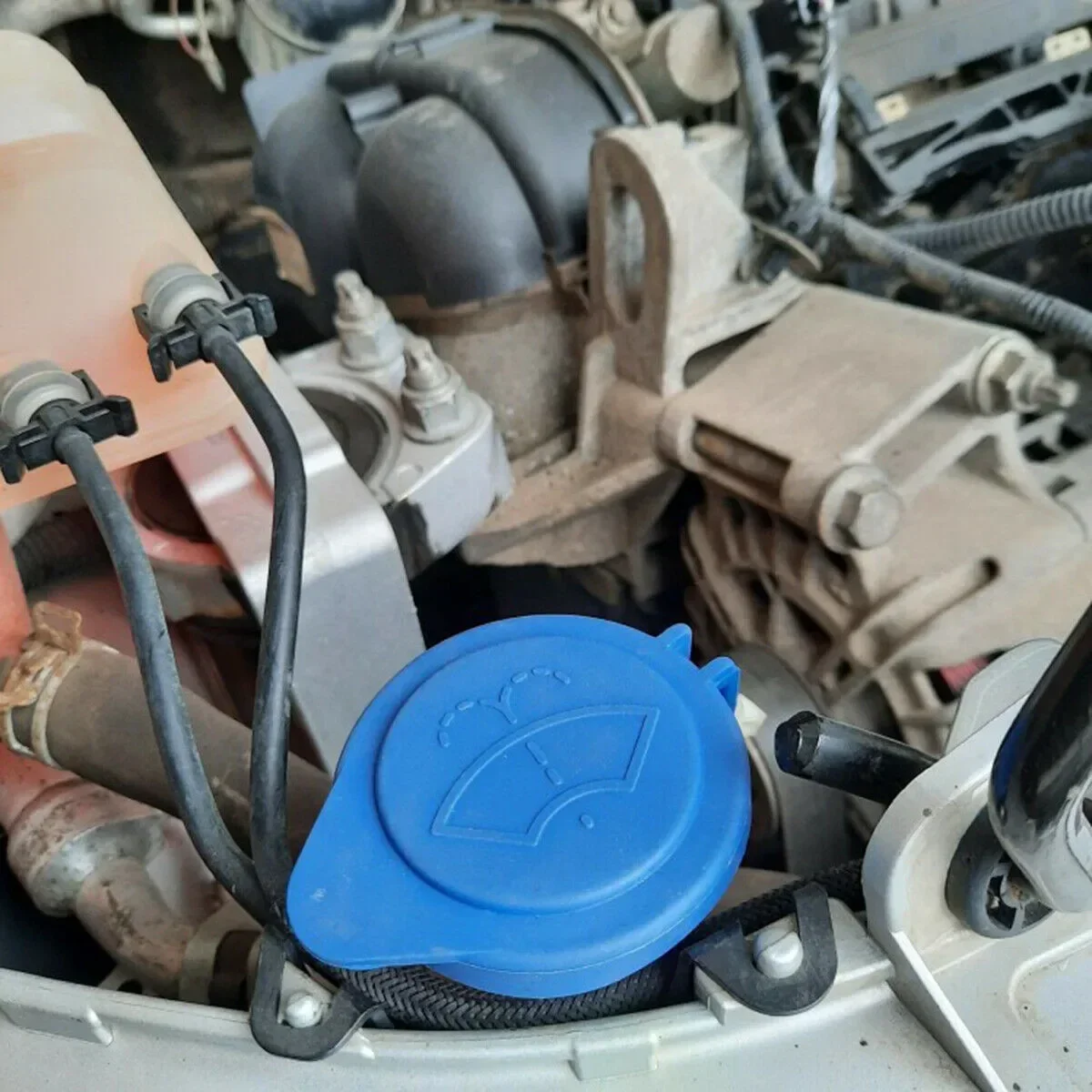 Car Windshield Wiper Reservoir Washer Bottle Cap Lid Top Car Windshield Spare Part Eservoir Washer Cap For Ford Focus 2011-2015 car washer bottle cap
