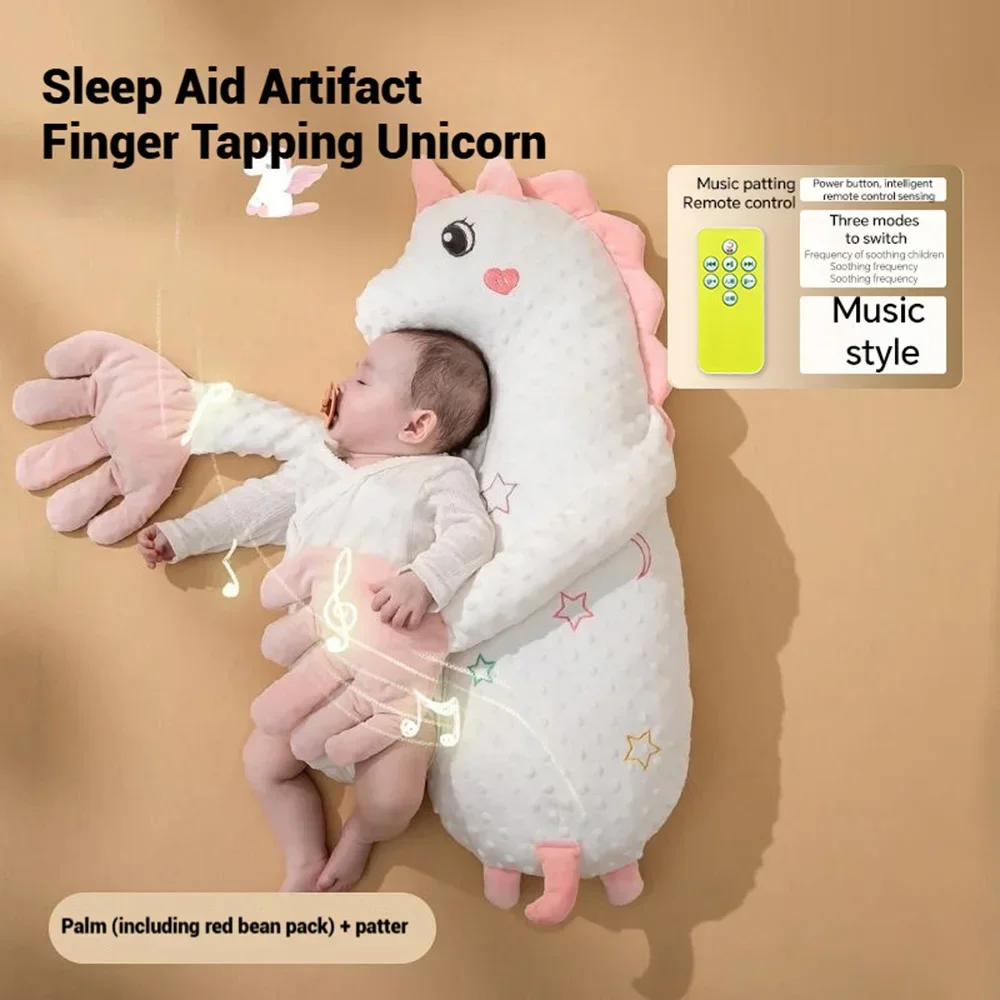  수면용 손바닥 무드등, 리모컨 전동  손베개, 진정 효과 있는 손바닥 무드등, 용