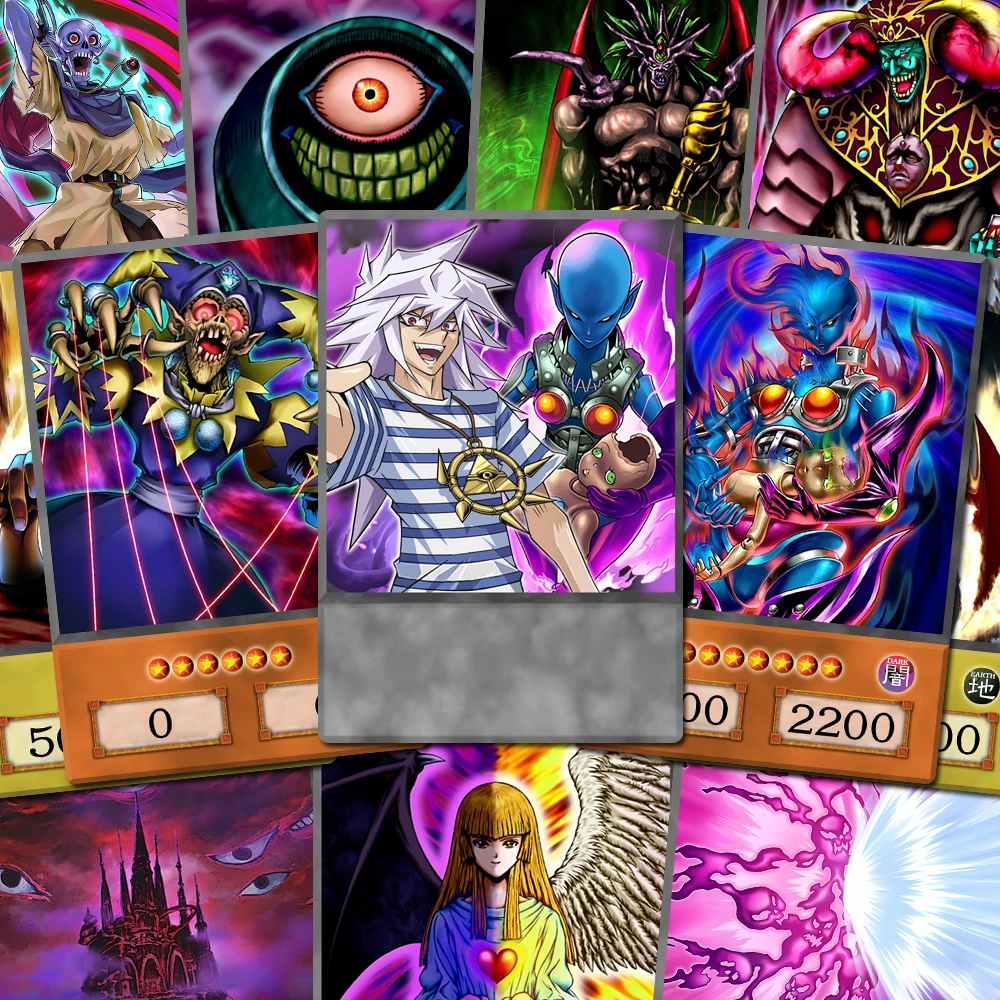 50pcs/set YGO Yami Bakura Occult Deck Orica Battle City Necrofear Destiny Board  Spirit Message Anime Style Paper Cards - AliExpress 26