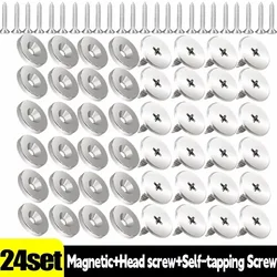 Concealed Magnetic Cabinet Door Latch (24set)