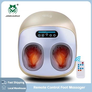 JinKaiRui vibratore elettrico massaggiatore plantare assistenza sanitaria massaggio terapia di riscaldamento a infrarossi Shiatsu impastatrice macchina a pressione d'aria 1