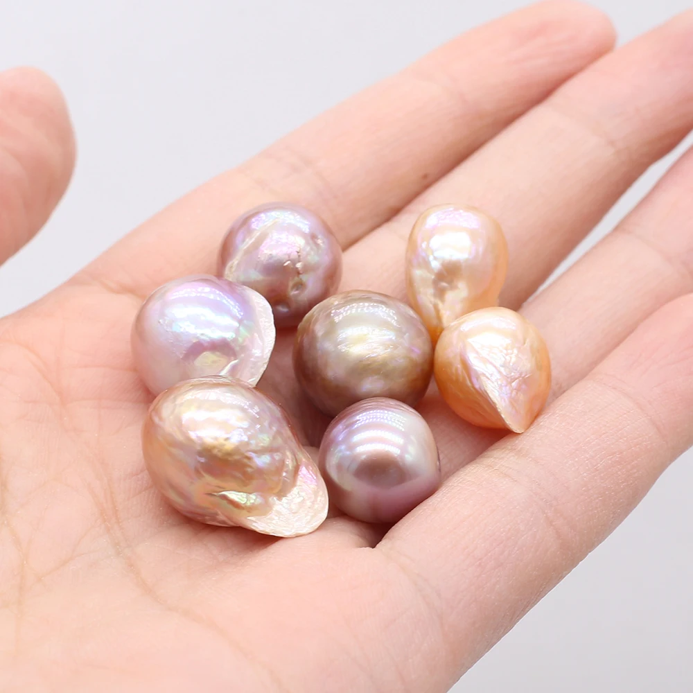 

12-16mm Natural Freshwater Pearls Baroque Tail Beads Irregular Loose Beads DIY for Jewelry Making Necklace Earrings Accessories