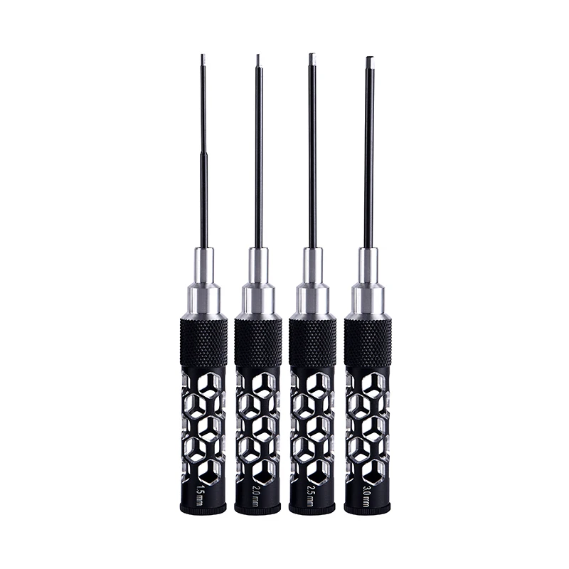 Tournevis hexagonal 2.5 mm pour RC, avec capuchon tournant
