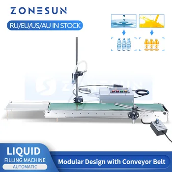 ZONESUN 자동 향수 오일 필터 음료 물병, 고정밀 내열성 액체 충전 기계 ZS-DPYT1500
