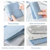 Planwith Mini Planner Portable Pocket Loose leaf Notebook M5 Soft Leather Monthly Plan/Grid/Blank Page Storage Compartment 5