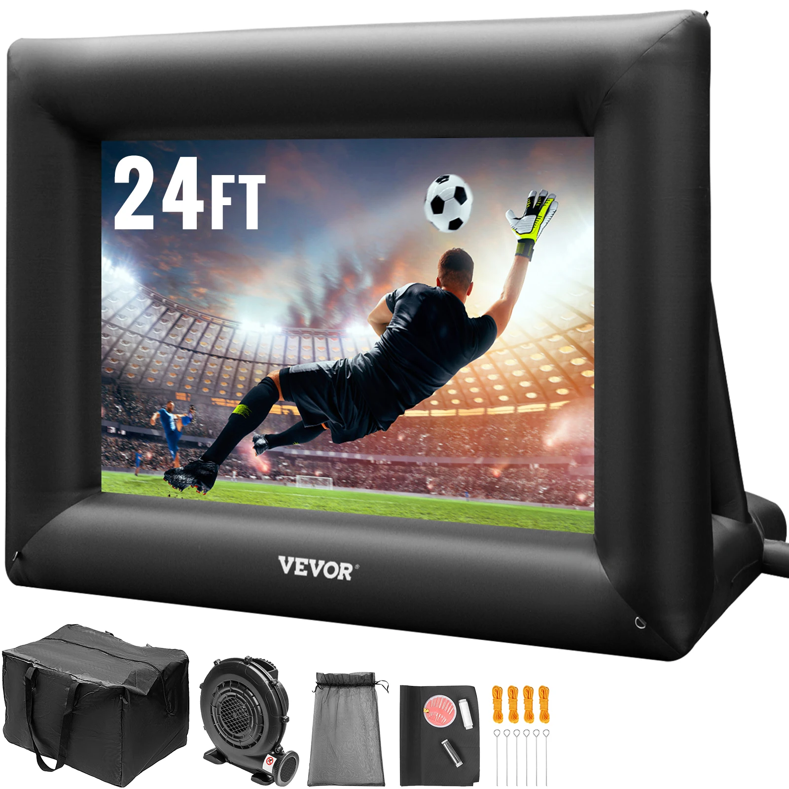 VEVOR Inflatable Movie Screen 24FT 1