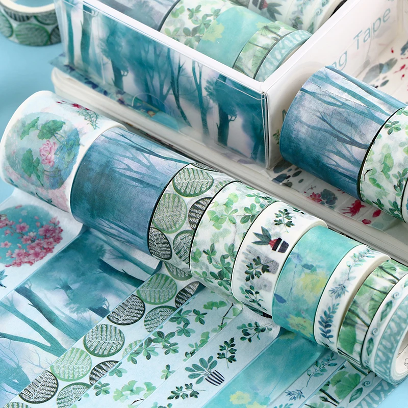 Washi Tape 26 Designs 10pcs/box Cute Cartoon Animals Scrapbooking DIY Deco Japanese Kawaii Masking Tapes