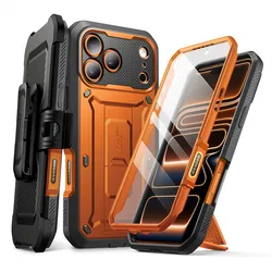 SUPCASE Full - Body Heavy Duty Rugged Case with Built - in Screen Protector for Pc + tpu (Coral)