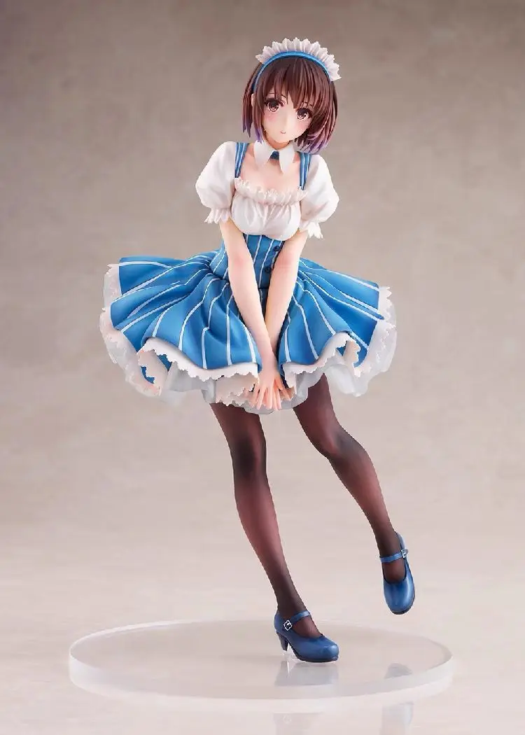 

100% Original Genuine Spot Passerby Girl Kasumi Hill Shiyu 25.5CM Kato Megumi Yingli Pear Maid Hand-made PVC Anime Hand-made Dol