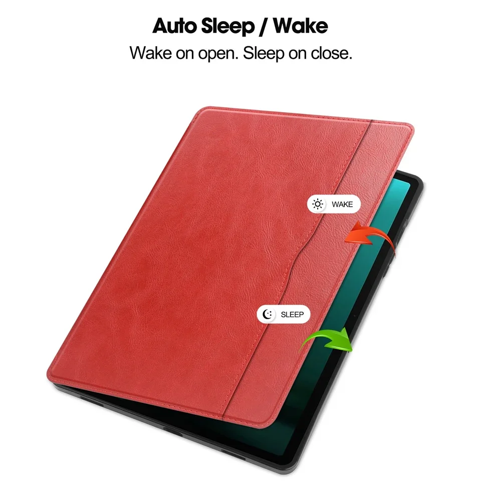 Premium Tablet Cover with S Pen Holder and Smart Features - 12.4 inch