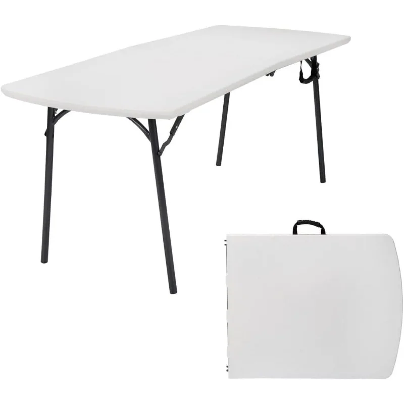 

300 lb. Weight Capacity Folding Table, 6' X 30", White