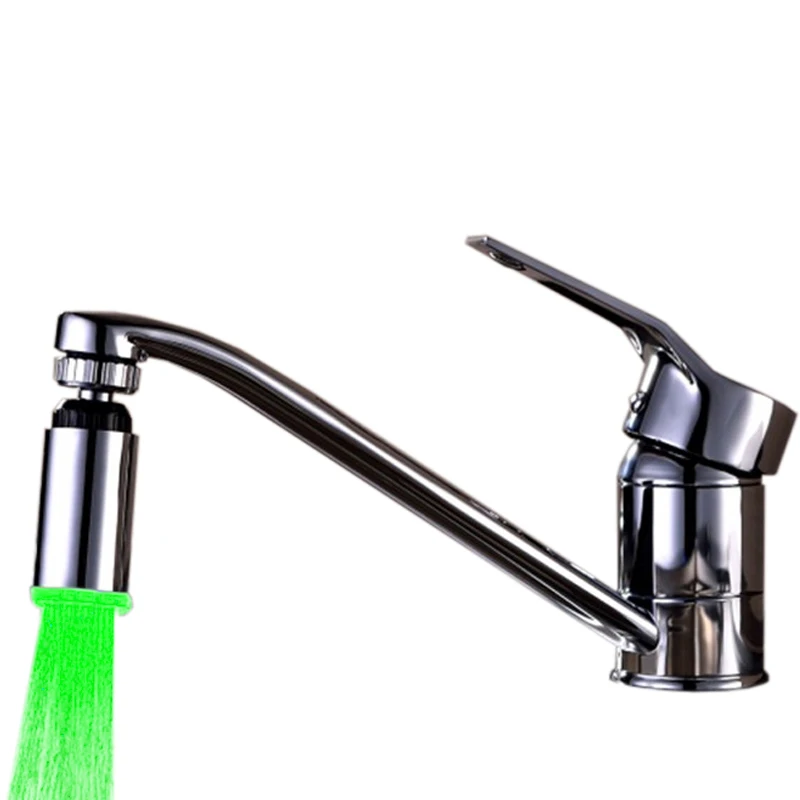 

7 Colors LED Water Faucet Light Changing Glow Shower Head Kitchen Tap Aerators