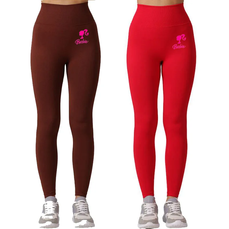 High-Elastic Slim-Fitting Sexy Barbie Yoga Pants High-Waisted Butt-Raising Quick-Drying Cycling Fitness Butt-Beautiful Pants 1