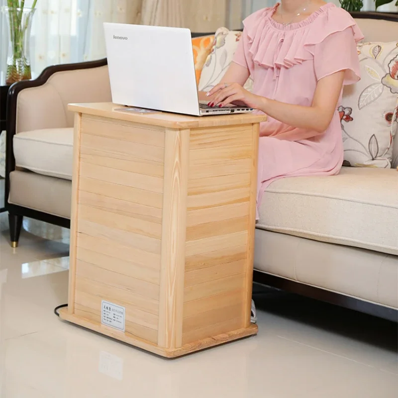 

Far Infrared Treatment Foot Bath Heated Wooden Household Sweat Health Foot Massage Tool Biofrequency Spectrum Foot Therapy Spa