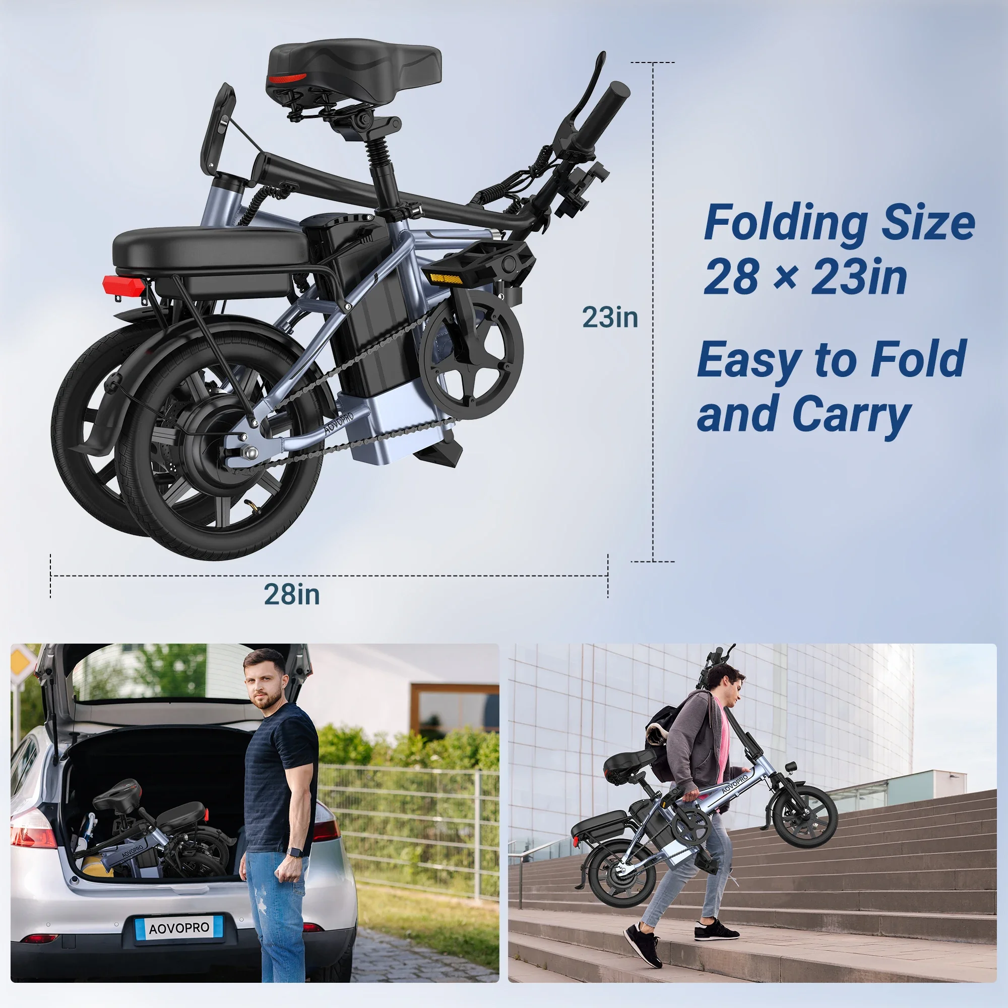 High Quality e-bike Long Range Electric Bikes with Dual Single Rear Motor 450W electric Bicycle Adult 500W Bicycles Electric