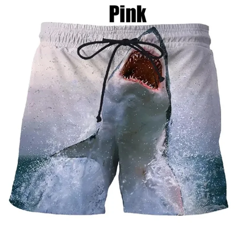 

Men’s Big Jaws Beach Swimming Pants Surf Shorts Quick Fashion Retro Swim Trunks Casual Comfort Beach Short Pants Cool Ice Shorts