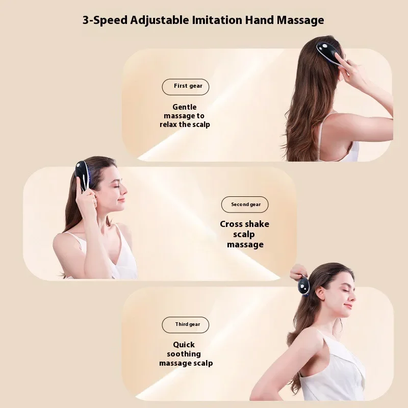 Electric Massage Comb for Hair Care and Relaxation