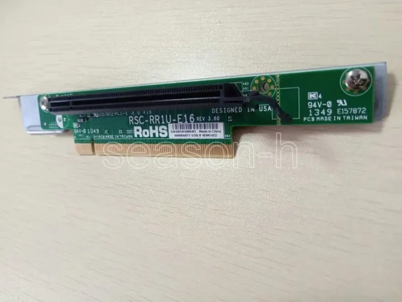 Pci-e x 16 Riser Cartão Rsc-rr1u-e16 1u