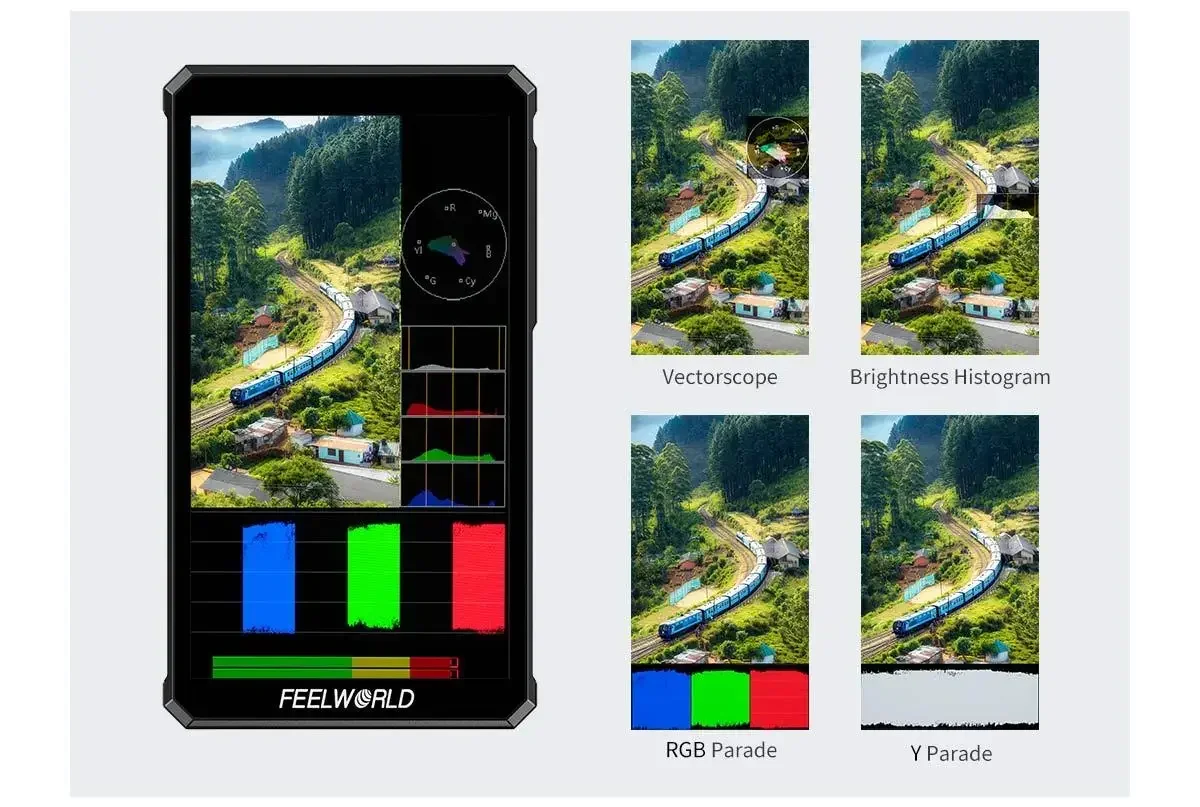 FEELWORLD PS6 5.5" On-Camera Field Monitor IPS FHD1920x1080 4K OLED Touch Screen