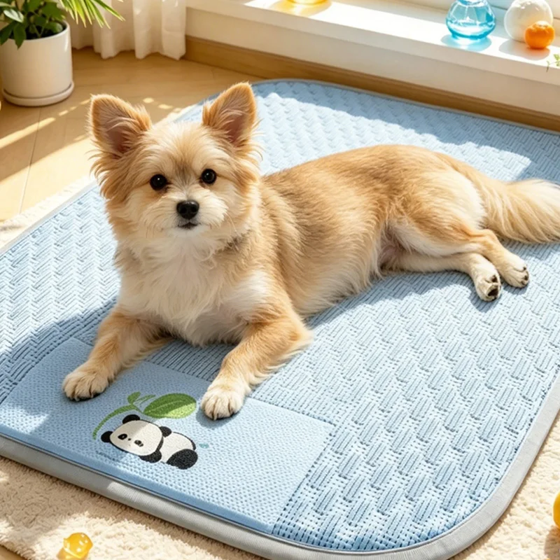 Cooling Mat For Dogs And Cats Breathable Summer Pet Bed_voghion.com
