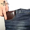 【Genuine Cowhide Leather】ManBang Brand Hot Sale Men's Wallet Luxury Original Short Tri-Fold First Layer Cowhide Purse Business 5
