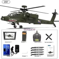 Yuxiang F11 Apache Armed Remote Control Helicopter 3d Inverted 6-Channel Flight Model Simulation Unmanned Helicopter Toy Gift 1
