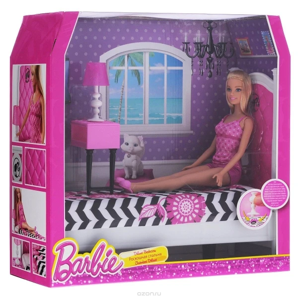 Игровой набор Barbie &quotРаскошная спальня&quot | Игрушки и хобби