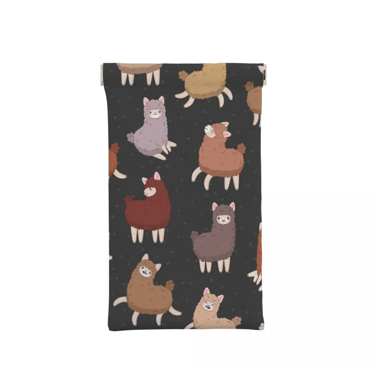 

Portable Squeeze Sunglasses Pouch Funny Cartoon Llama Sunglasses Bag Eyeglass Squeeze Top Eyewear Pouch