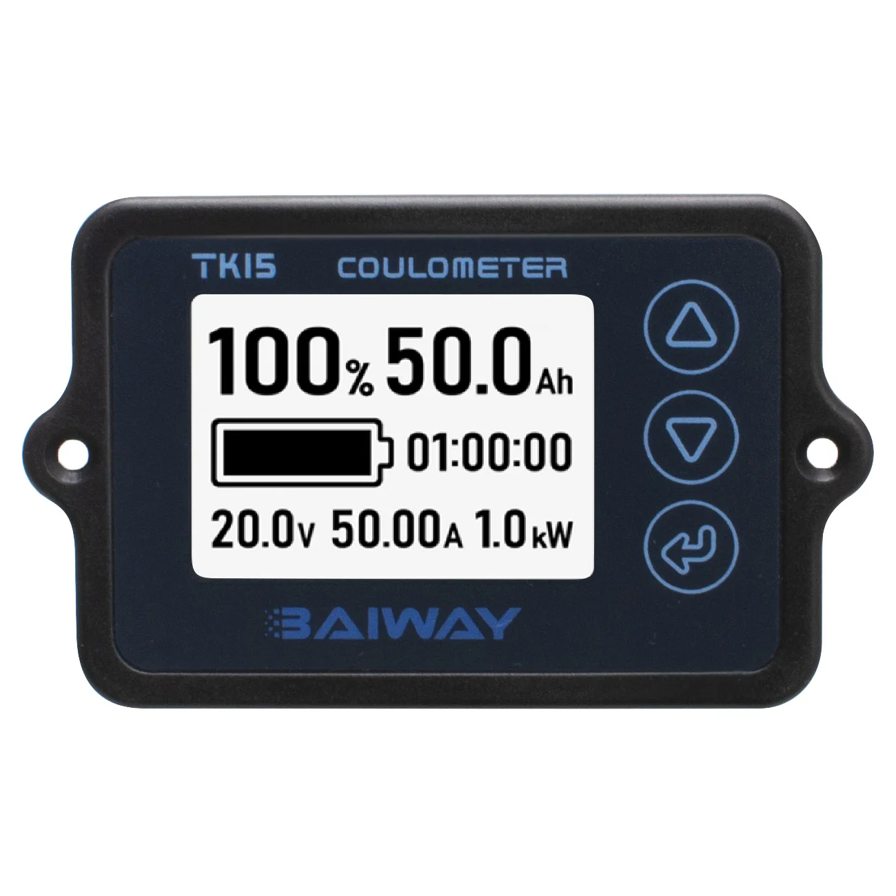 DC120V 50A Batteriekapazitätsanzeige Fahrzeug-Coulometer TK15H Spannungsmesser Tester für E-Bike/Balance Car/Reinigungsmaschine – Detail 9