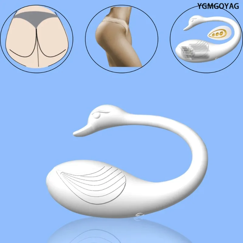 PUMING APP vibrator rotates clitoris 360 degrees to stimulate male and female anus plug male and female sex toys swan jump egg