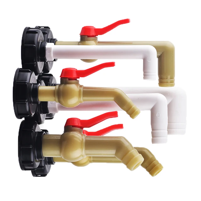 Kerti Tartály Csaptelep Szűrő Nyomja Meg Az S60X6 Ibc Vízdoboz Adapter Hosszabb Csatlakozó Szelepet Erős Műanyag Csap Tömlő Iszapkezelés - Image 4