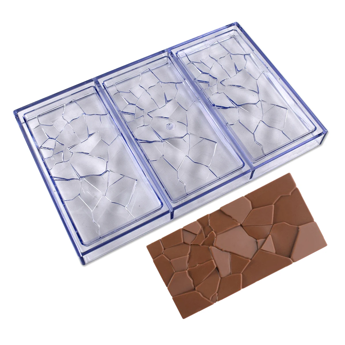 Molde de policarbonato para chocolate, forma oblata profesional para  bombones de caramelo, 24 cavidades, 0.21 oz/piezas, confitería, horneado