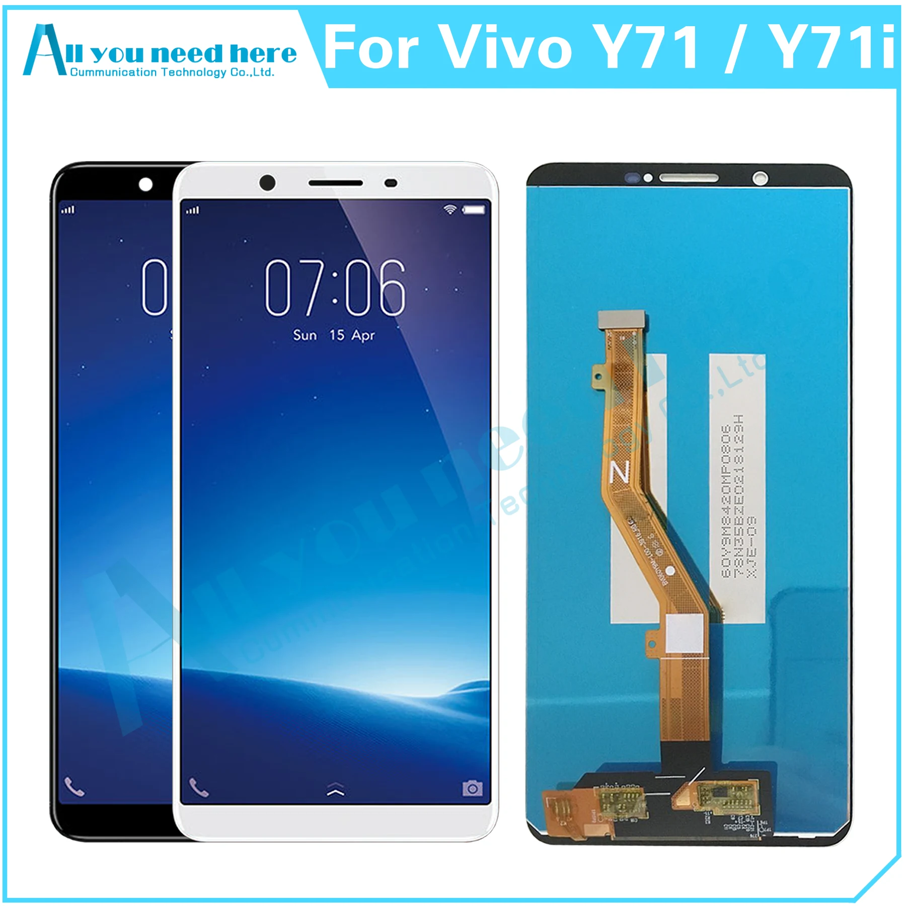 

ДЛЯ Vivo Y71 Y71i Y71A Y7 1724 1801i 1801 ЖК-дисплей