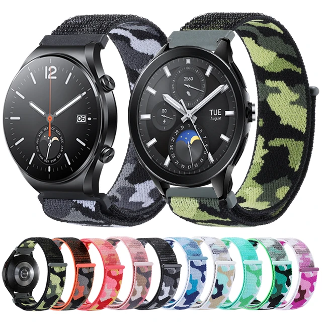 correa For Xiaomi Watch S1 Active Strap Wristband Bracelet Xiaomi Watch 2  Pro S3 S2 S1 Pro Color Nylon Watchband Accessories - AliExpress