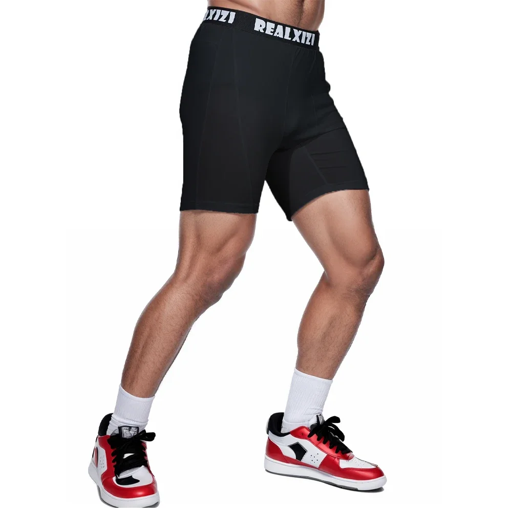 Compression Running Shorts Running Sport Training Tights Sportswear Men Gym Quick-Drying Fitness Jogging Exercise Workout Shorts 3
