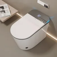Automatic Toilet, Auto Open and Close,Heated Seat,Remote Control, Night Light,Foot Sensor,Smart Bidet 1