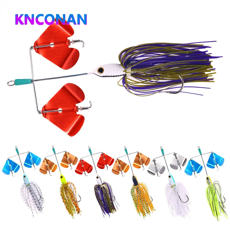 

13cm 21g Strong Fishing Jig Bait Comes With double Composite Rotating Sequins Artificial Bait Sharp Hook Realistic Swimming Lure