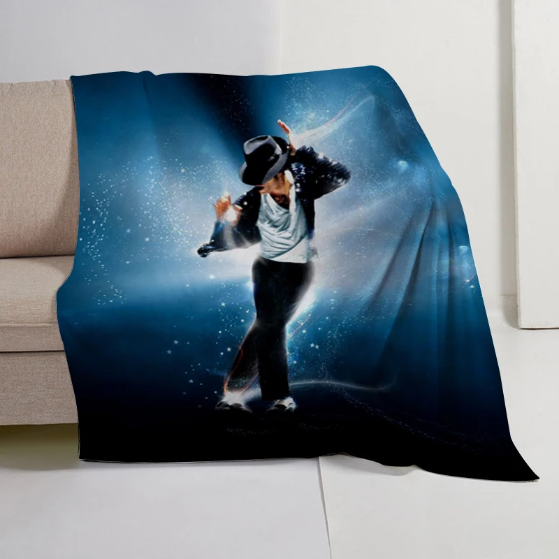 

Warm Winter Blankets Michael Jackson Microfiber Bedding Knee Fleece Camping Custom Nap Decorative Sofa Fluffy Soft Blankets