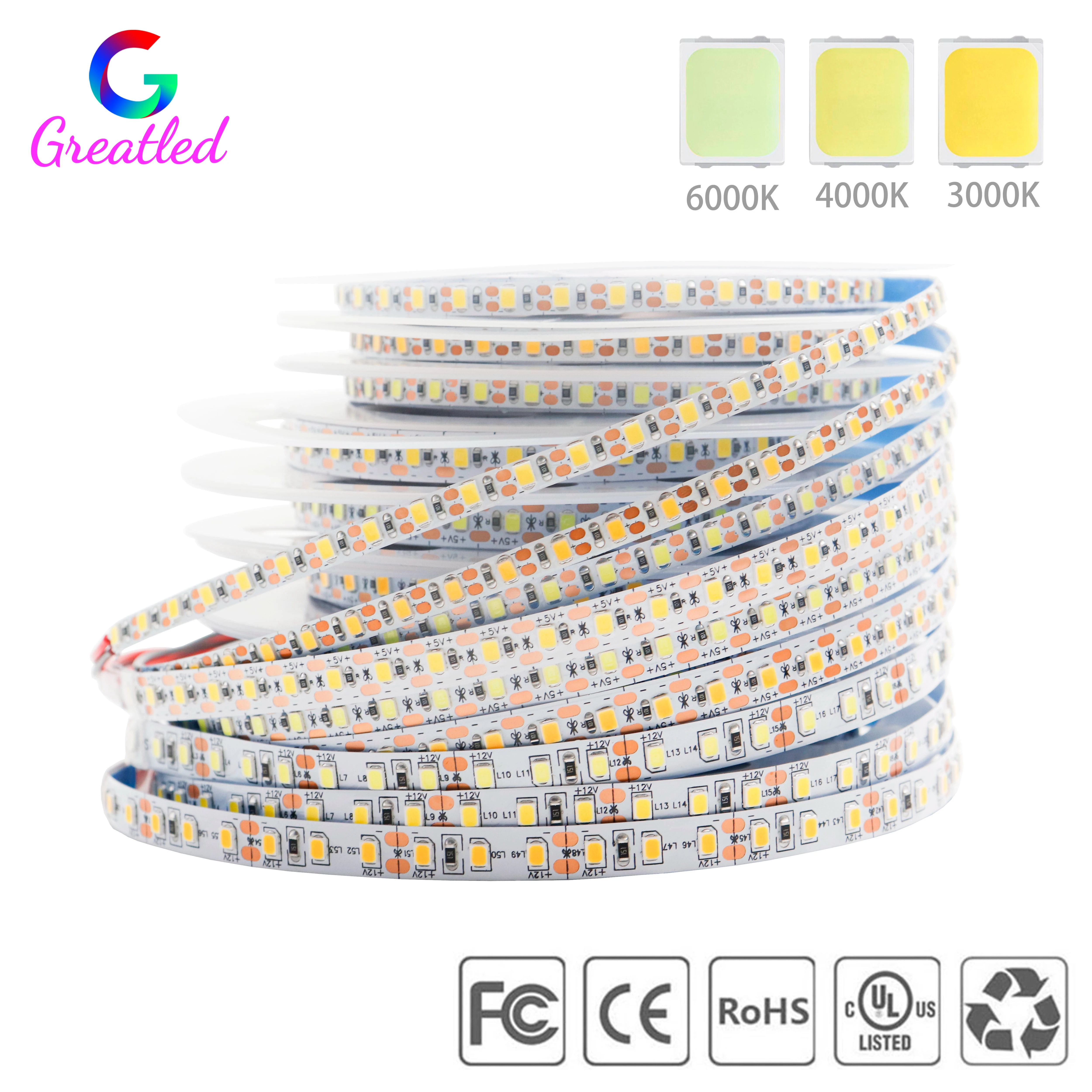 

DC5/12V 5M 2835 LED Strip 5mm 8mm PCB Soft Light Tape 60/120Leds/m Cool White/Nature White/Warm White Light Ribbon Home Decor