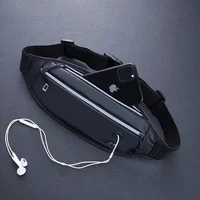 Reflective Running Mobile Phone Waist Bag Waterproof Invisible Pouch Gym Sports Bags Cycling Fitness Jogging Waist Belt Bag 2