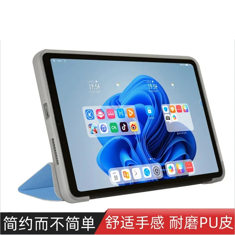 Slim Tri-Folding Stand Cover Case with TPU Back Shell
