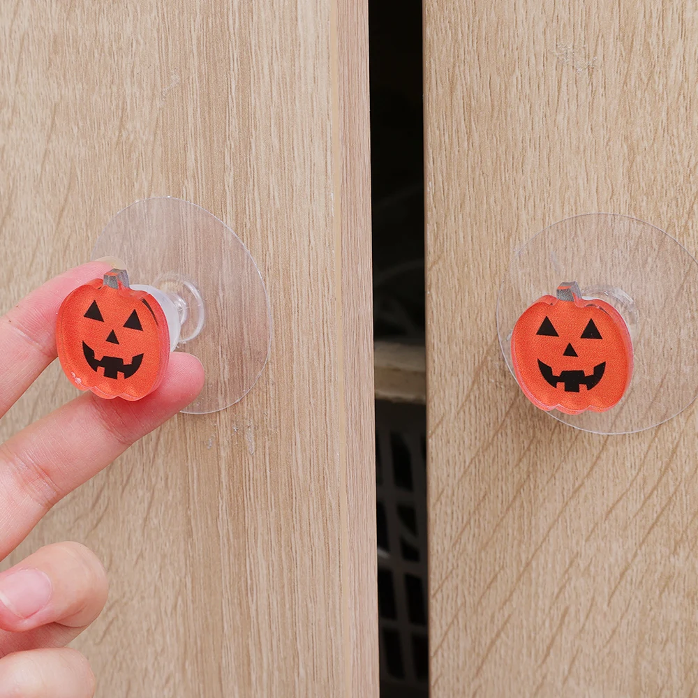 Halloween Silicone Pumpkin Door Handle Universal Cabinet Safety Door Handle Covers Drawer Holiday Party Decor