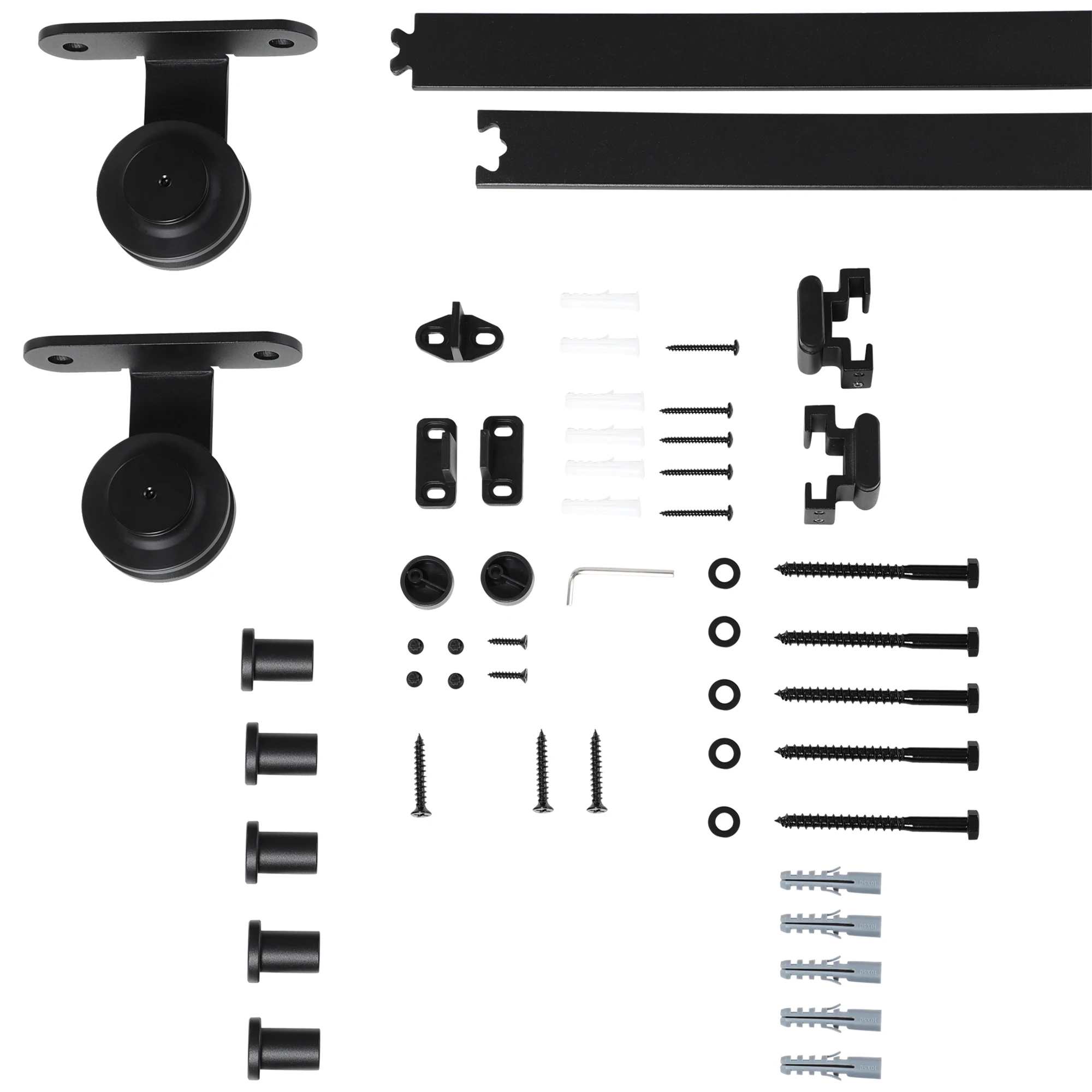 sliding door hardware 200 cm sliding door accessories Kit 100 kg