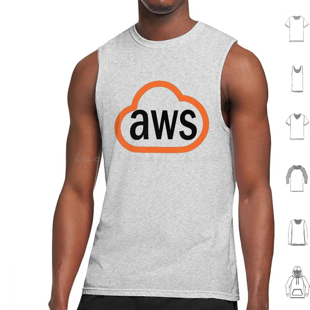 

Aws Developer Logo Design For Programmers And Software Engineers Tank Tops Vest Sleeveless Artoshopy Aws Aws Logo Aws