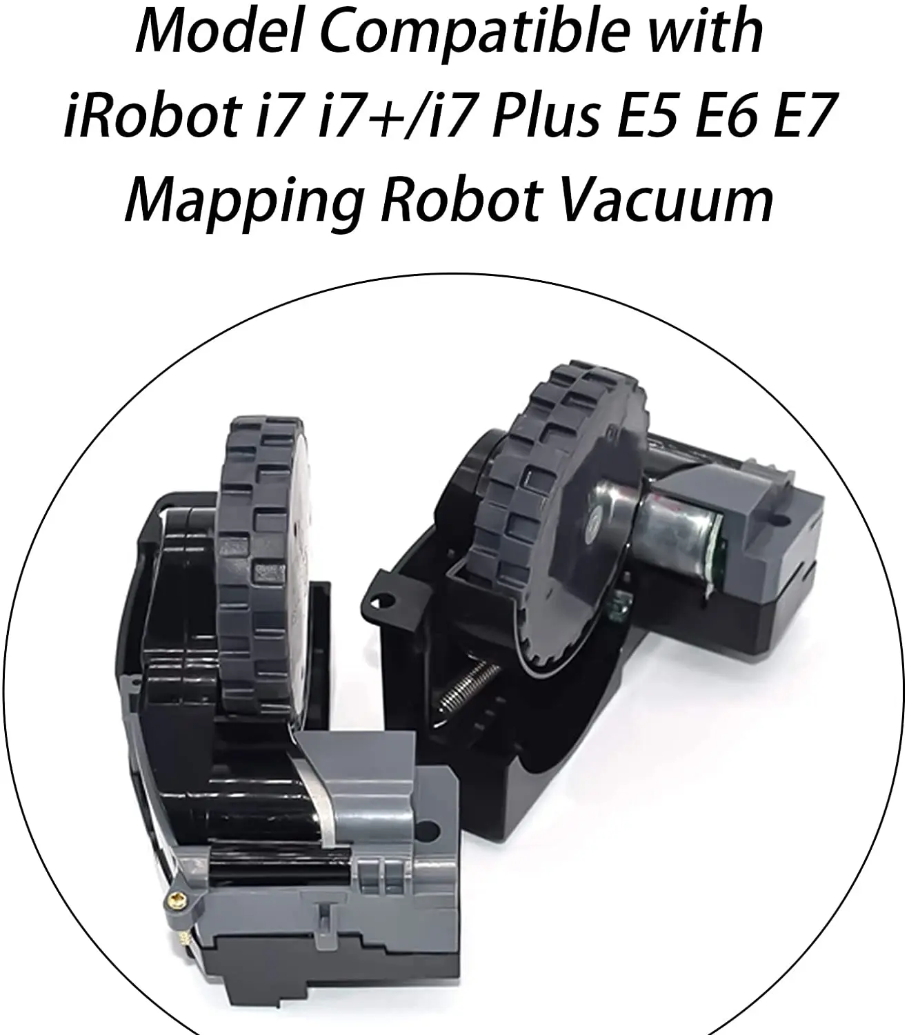 Left Wheel Module Pair for iRobot Roomba I&E Series i7 i7+ i8 i3 i6+/Plus E5 E6 E7 Vacuum Cleaner