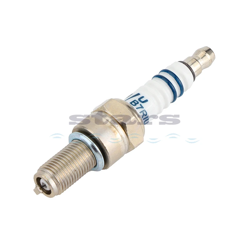Motorcycle Iridium Spark Plug B7RIU for CR7E CPR7EA-9 CPR8EA-9 CPR8EAIX-9 96067 CR8E CR8EIX IU24 IU22 UR4DC PRG6HCC spark plug