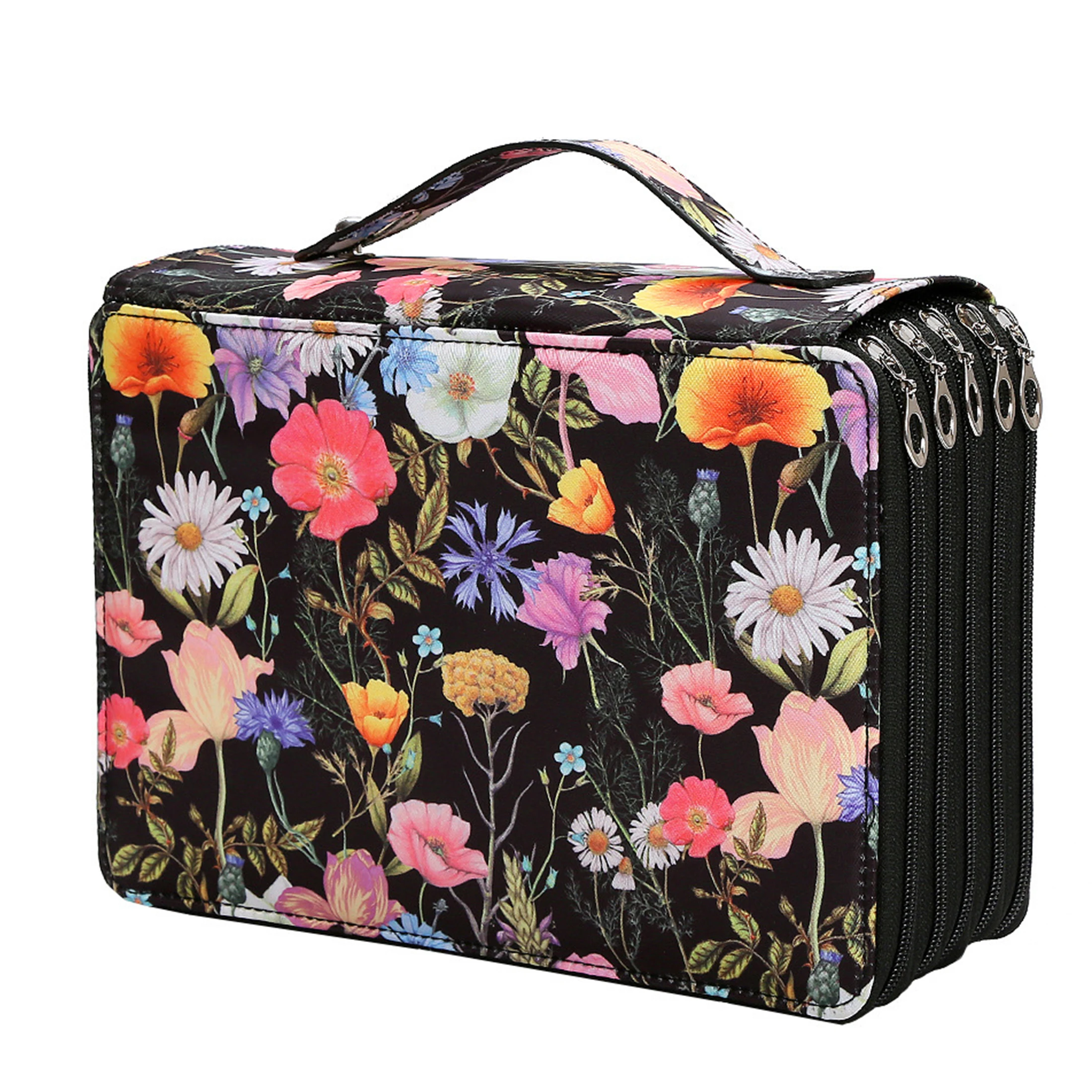 Estuche De Lápices De Colores Con 127 Ranuras - Estuche De Tela Oxford Con Compartimento Para Lapices De Acuarela Ormromra Cpb De Lyy2453 4