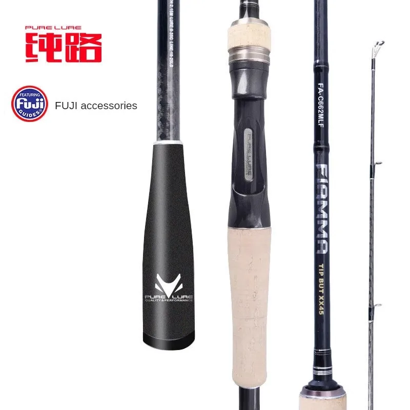 

PURELURE-Lure Rod Ultra Light Ultra Hard Universal Long Range Throwing Rod Spinning Casting High Carbon Fuji Guide Ring