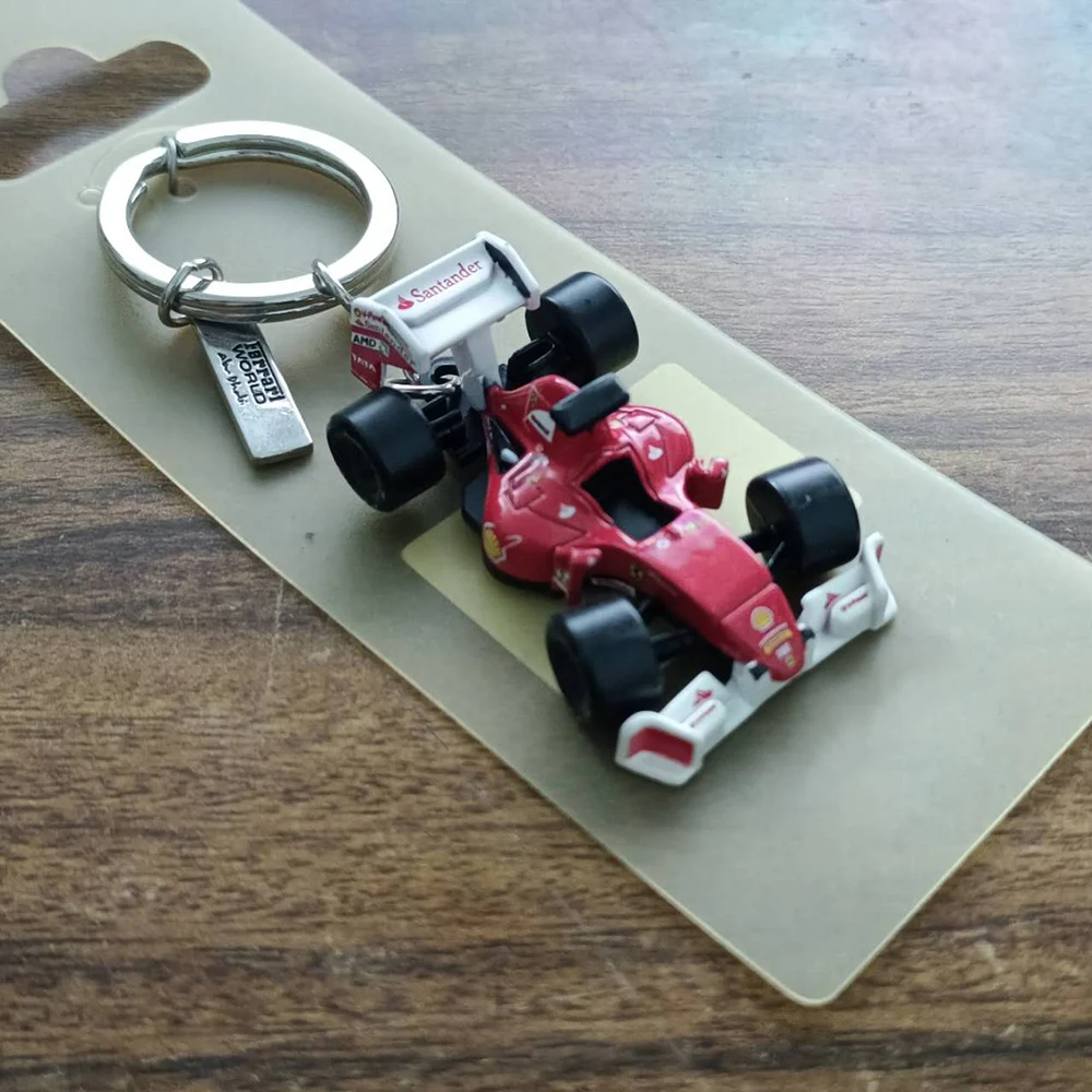 ANNSIXMARK 3D F1 - Llavero De Coche De Carreras, Llavero De