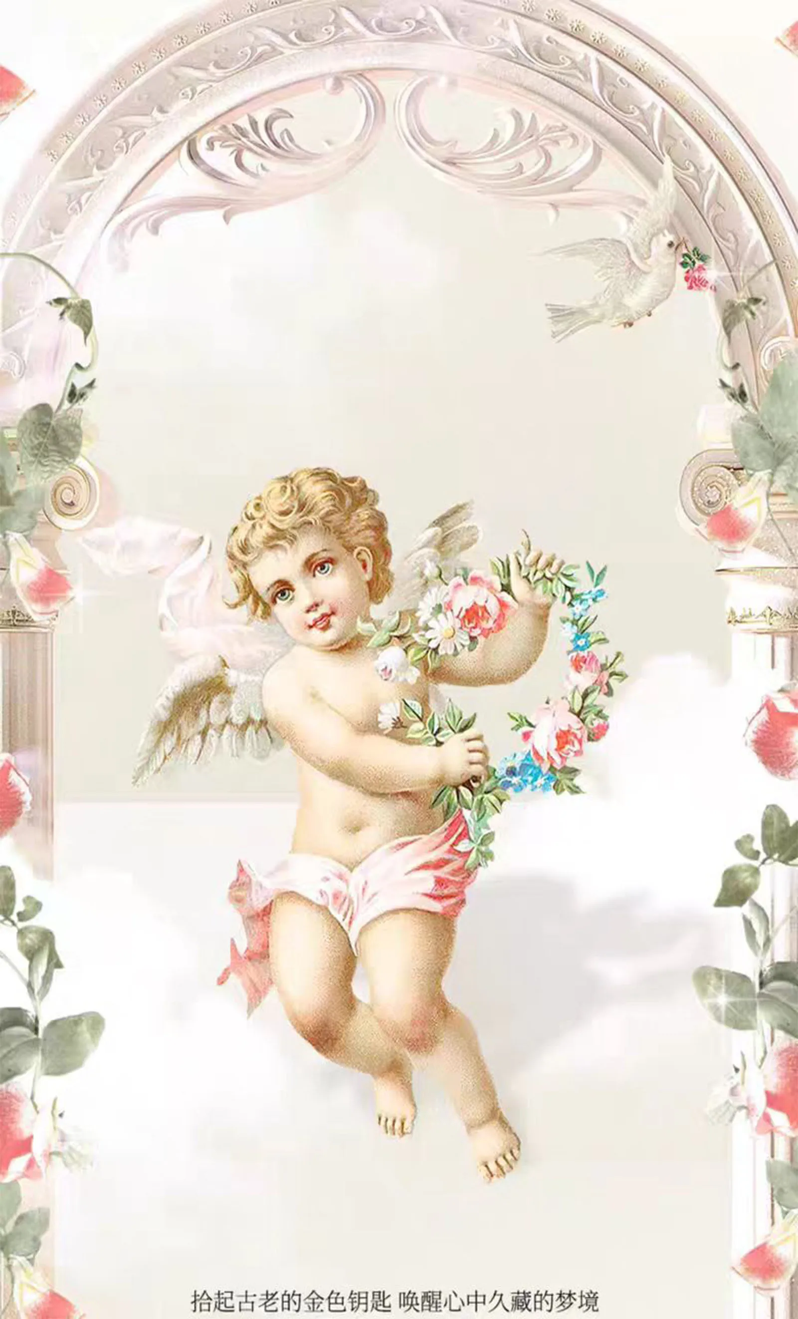 Description Picture 2 of itemCheerflor Little Angel Eyeshadow Palette 6 Color Embossed Matte Pearl Glitter Retro Eye Shadow Daily Makeup Cosmetics